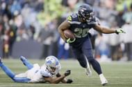 Rashaad Penny - Detroit Lions v Seattle Seahawks